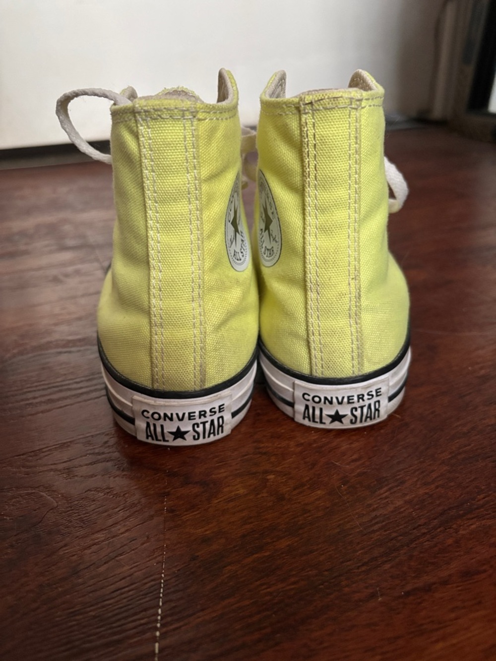 Converse Yellow High-Top Canvas Sneakers - Picture 4 of 6